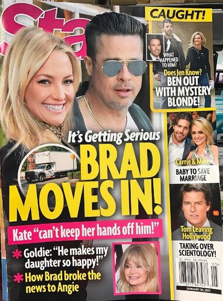 Aseguran que Brad Pitt ya vive con Kate Hudson