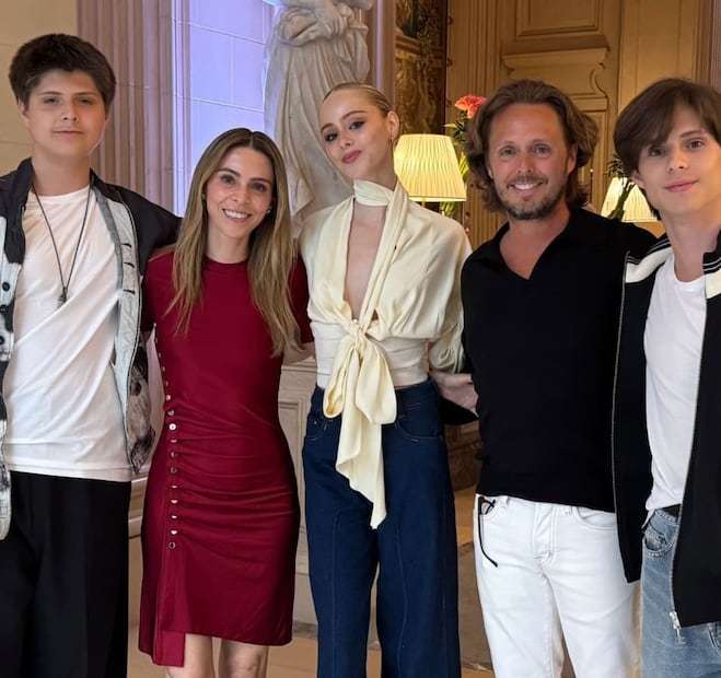 Andrés, Greta Jacobson, Loreto, Juan Carlos Peralta y Carlos / Foto: Instagram