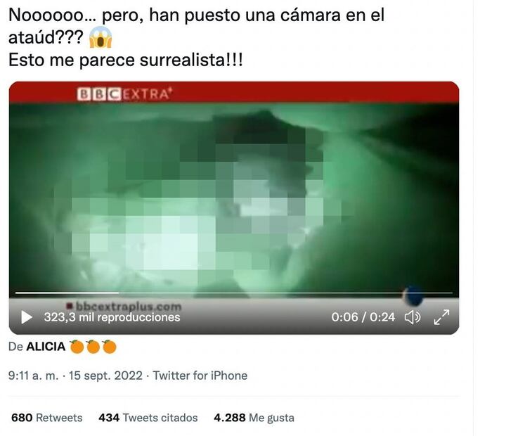 La falsa teoría sobre una cámara dentro del ataúd de Isabel II