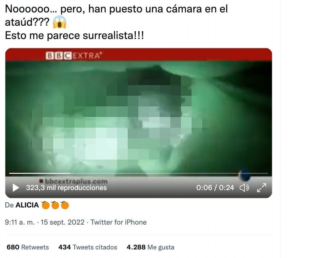 La falsa teoría sobre una cámara dentro del ataúd de Isabel II