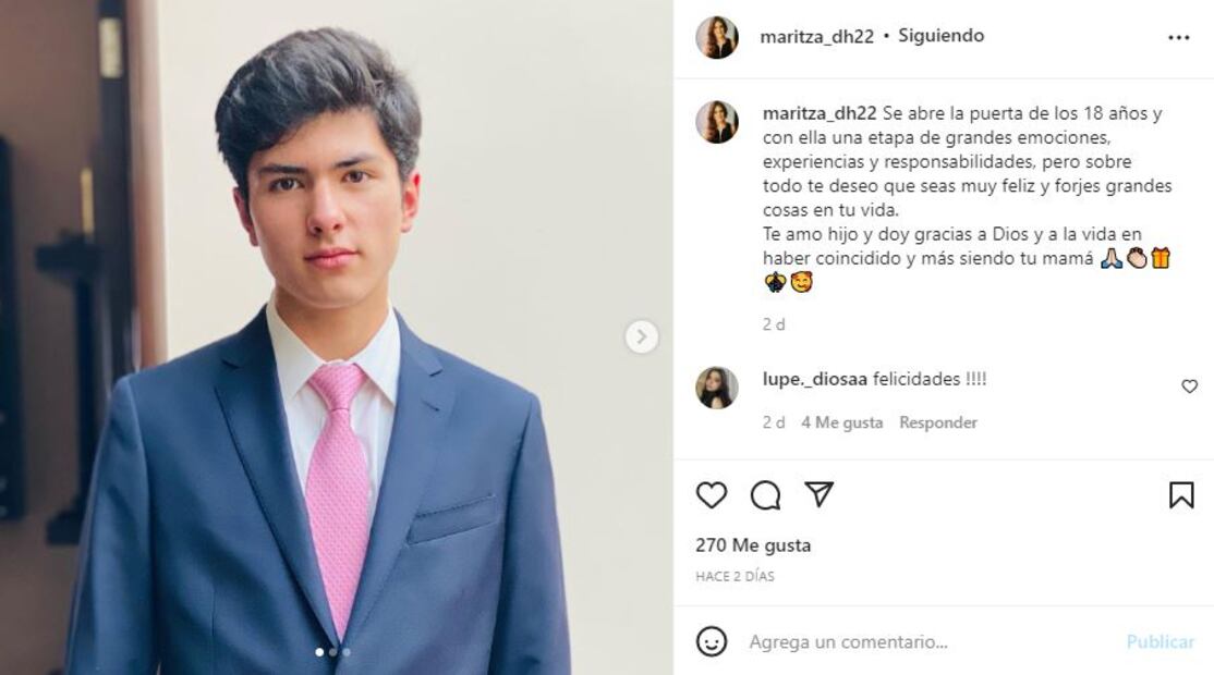 Diego Alejandro, hijo de Enrique Peña Nieto, cumple 18 años