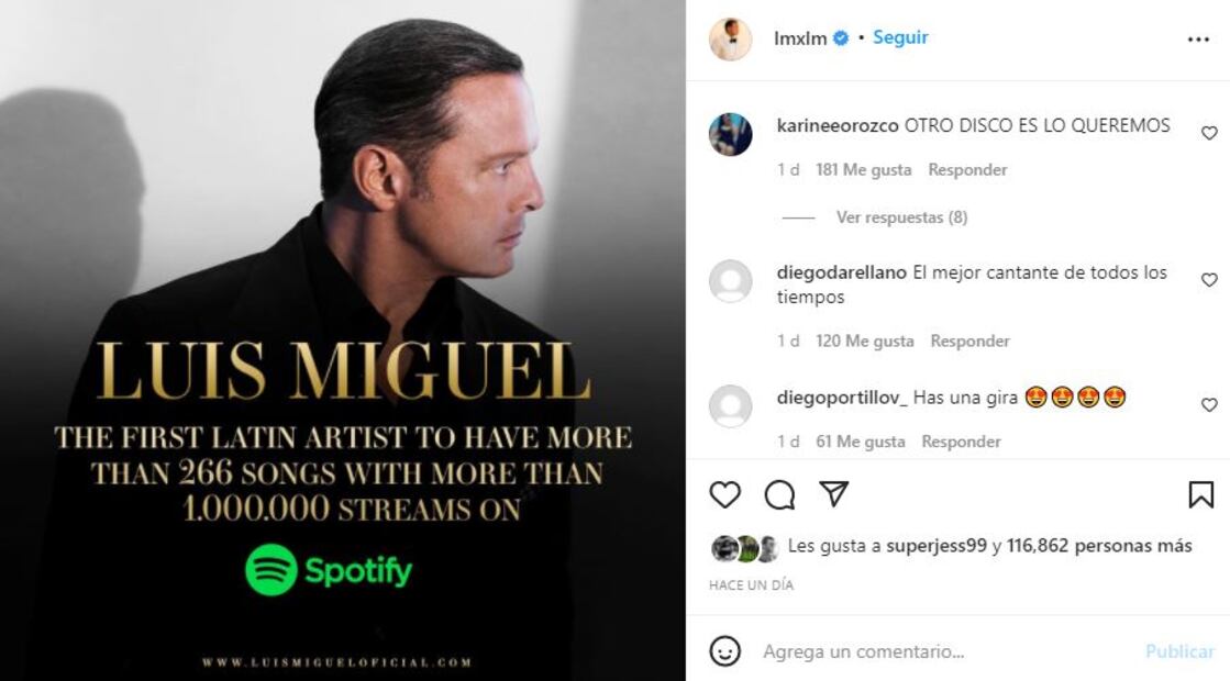 Luis Miguel bate récord millonario