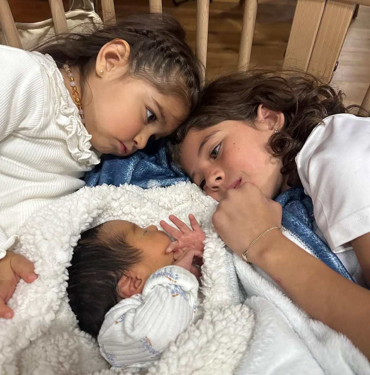 Valentina, Emiliano y Pía / Foto: Instagram @mlopezsanmartin_