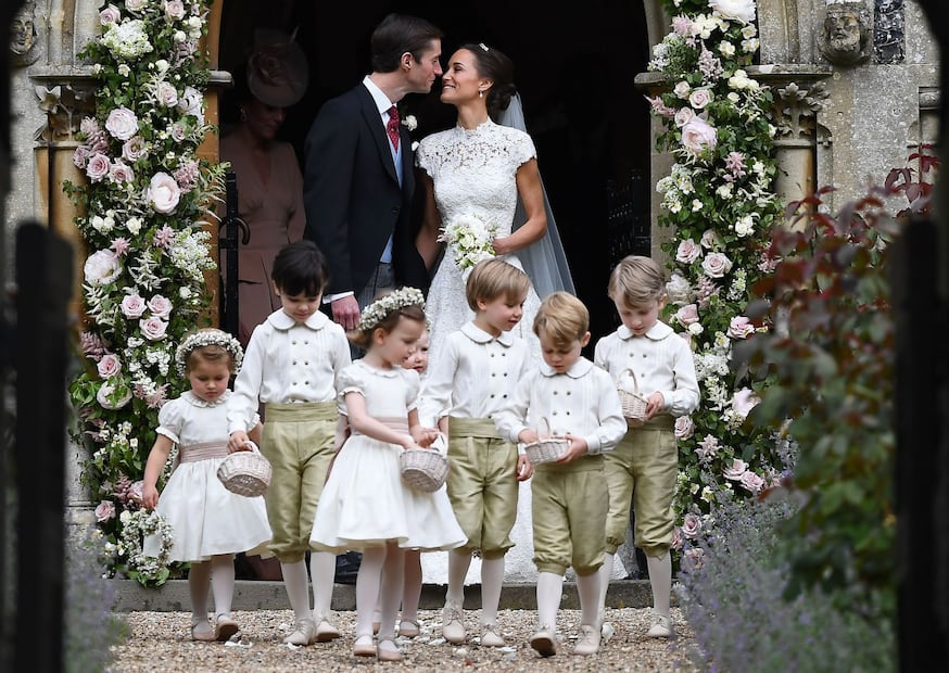 Charlotte y George los pajes más tiernos de la boda de Pippa Middleton