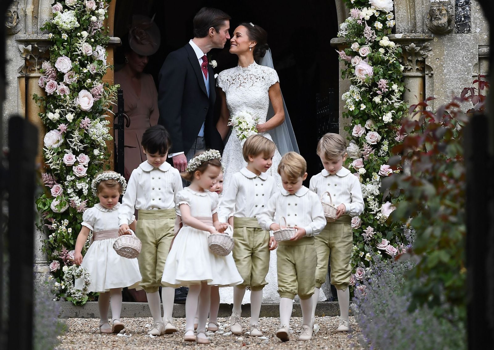 Charlotte y George los pajes más tiernos de la boda de Pippa Middleton
