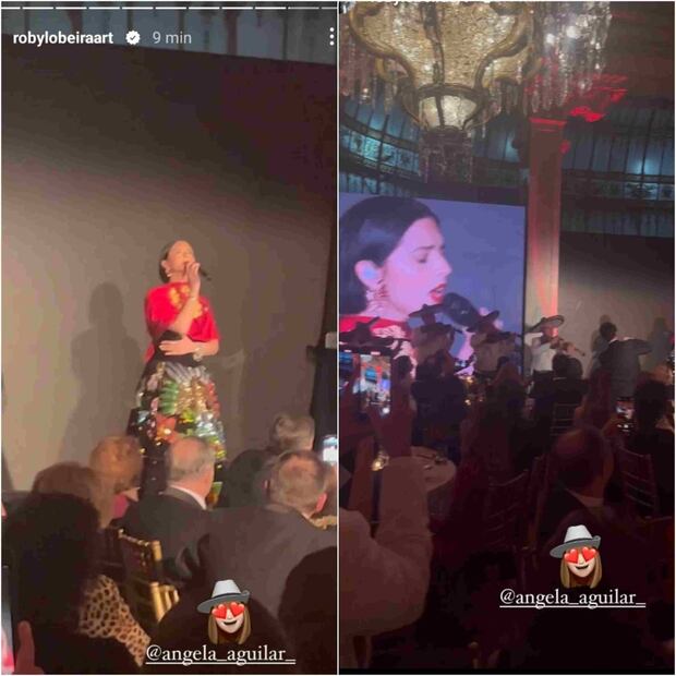 Ángela Aguilar se roba el corazón de España en los Premios Iberoamericanos de Mecenazgo