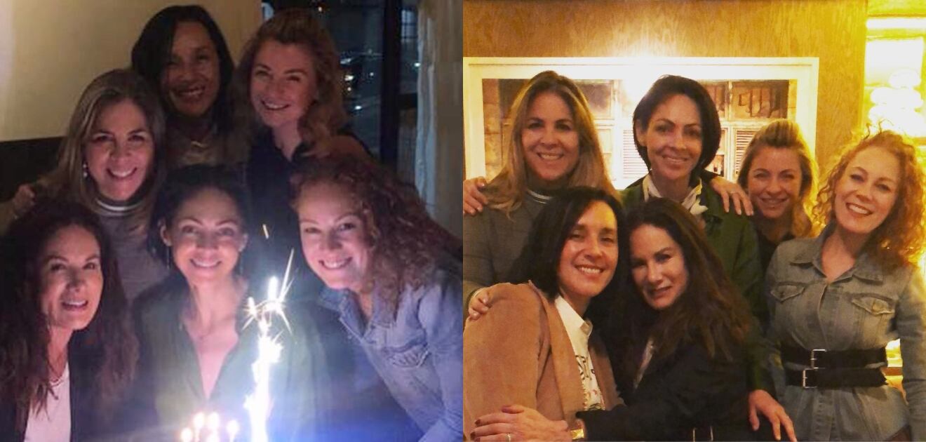 Foto: Con el pastel "más cursi del mundo" Ludwika Paleta y Daniela Magún celebran a Celina del Villar