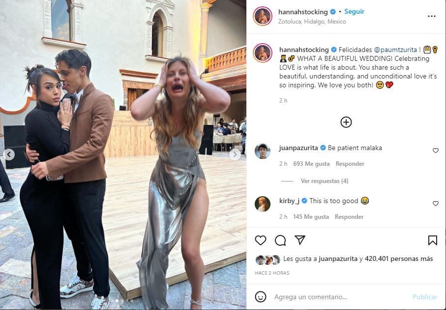 Pau, hermana de Juanpa Zurita, se casa con Alejandro Serralde