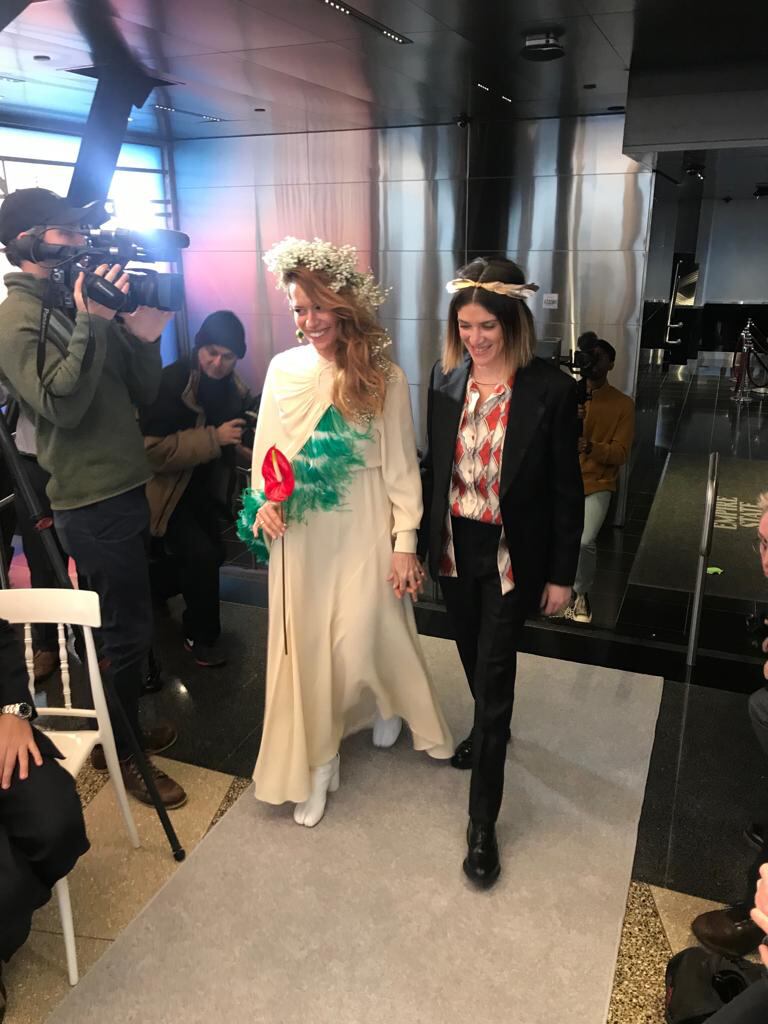 La boda Fabiana Faria y Helena Barquet en el Empire State 