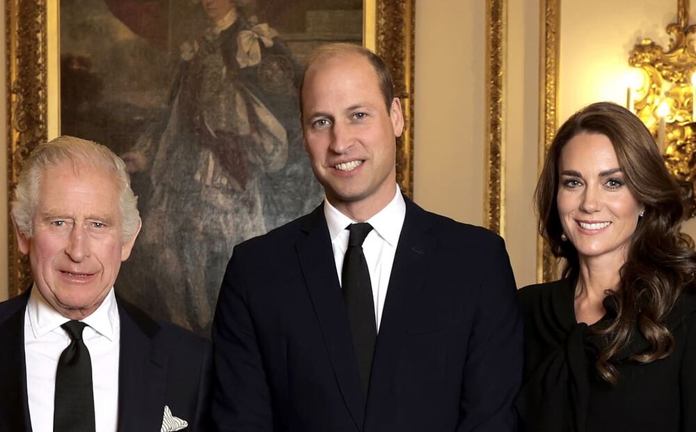 El rey Carlos III, el príncipe William y Kate Middleton / Foto: Getty Images