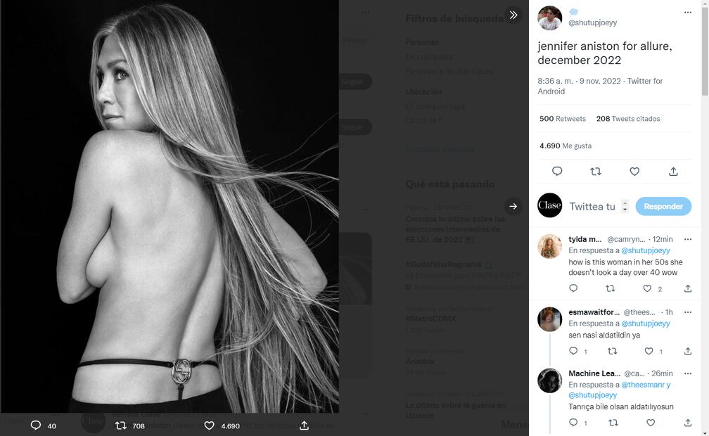 "No tengo nada qué esconder" Jennifer Aniston habla sobre sus problemas de fertilidad