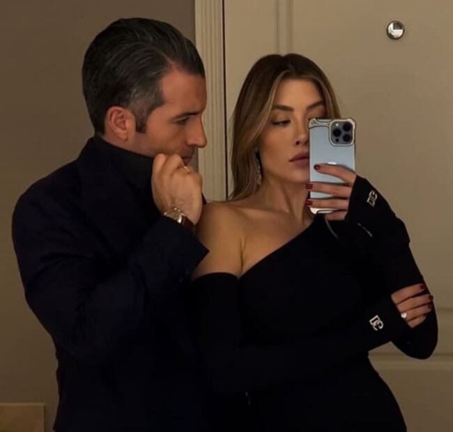 La modelo Michelle Salas y el empresario Danilo Díaz / Instagram
