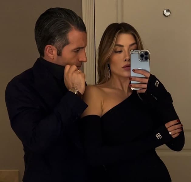 La modelo Michelle Salas y el empresario Danilo Díaz / Instagram