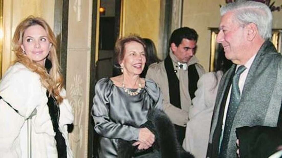 Genoveva Casanova, Patricia Llosa y Mario Vargas Llosa / Foto: Instagram - @genoveva_casanova_oficial