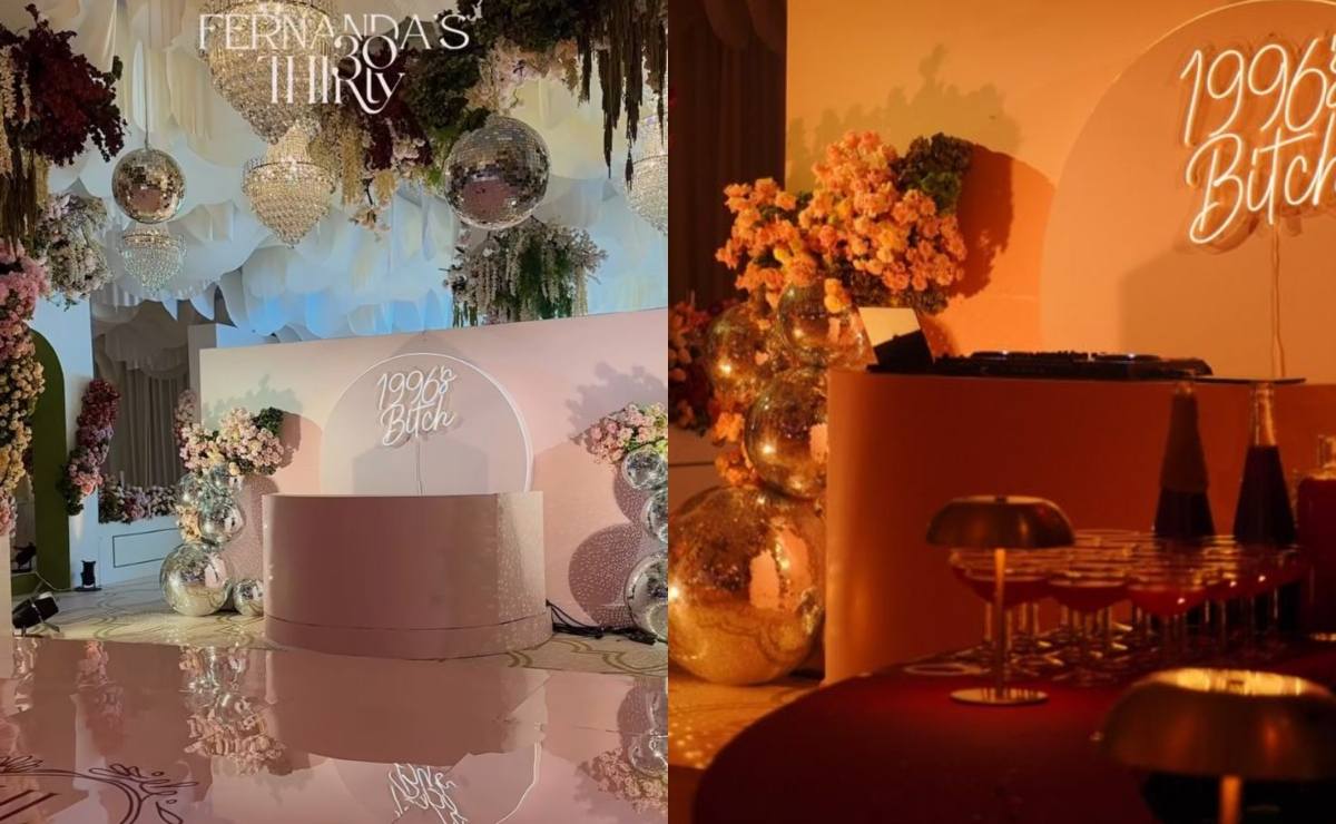 La decoración de la fiesta de Fernanda Gómez / Foto: Instagram