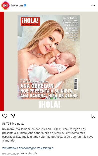 "No es mi hija, es mi nieta", Ana Obregón rompe el silencio sobre su bebé nacida por gestación subrogada