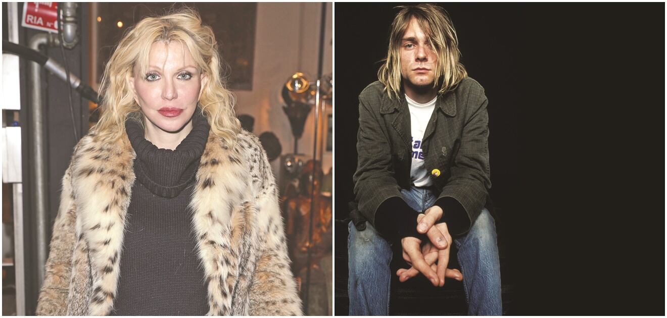 Courtney Love recuerda su aniversario de boda con Kurt Cobain con una famosa fotografía 