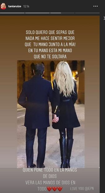 Tania Ruiz y Peña Nieto más unidos y enamorados que nunca en fotos inéditas