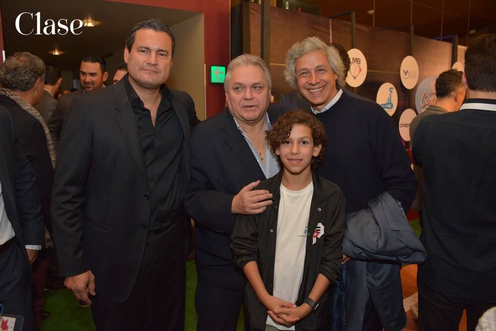 Gastón Pavlovich y Carlos Bremer en la premiere de 108 Costuras 