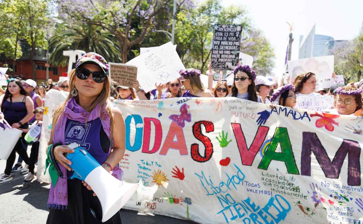 Así se vivió el 8 de marzo junto a Saskia Niño de Rivera y Mariel Duayhe / Foto:  Franyeli García