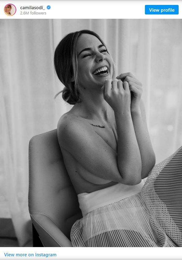 Camila Sodi, imparable, muestra la belleza de su cuerpo en Instagram