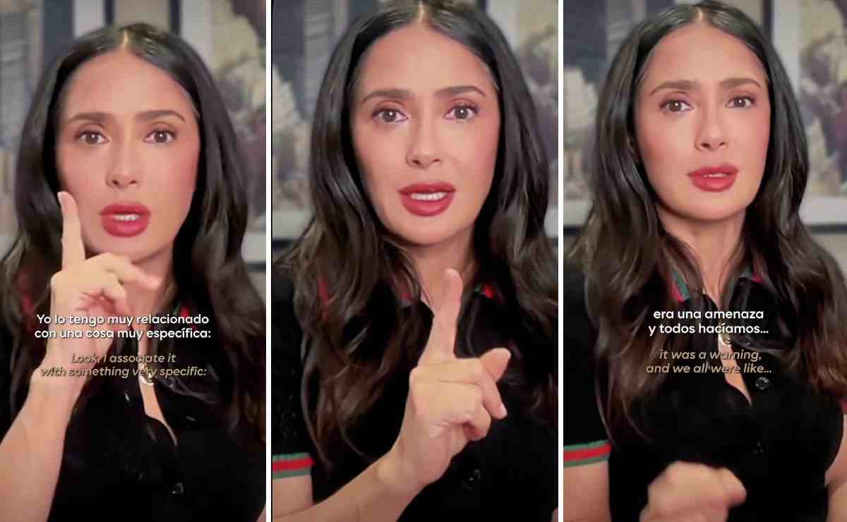 Salma Hayek en un reciente video / Fotos: Instagram
