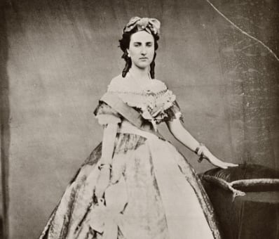 La emperatriz Carlota / Foto: François Aubert ca. 1865