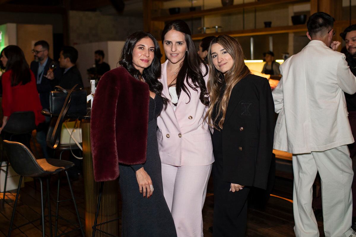 Paola Letayf,  Mariana Islas y Naomi Beirut. (Foto: Esteban Torreblanca)