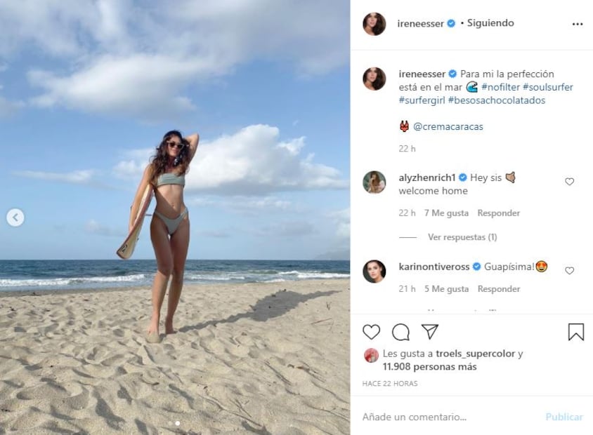 Irene Esser, ex nuera de AMLO, luce espectacular en la playa