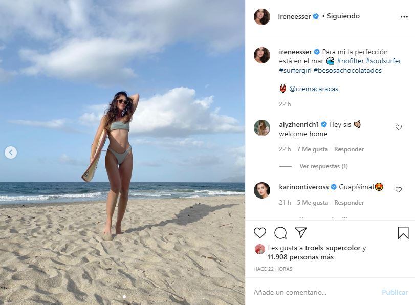 Irene Esser, ex nuera de AMLO, luce espectacular en la playa
