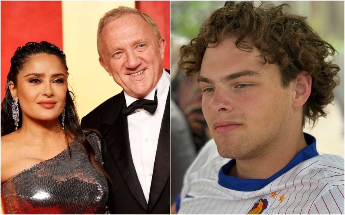 Salma Hayek comparte fotos inéditas con su hijastro Augie por su cumpleaños 18