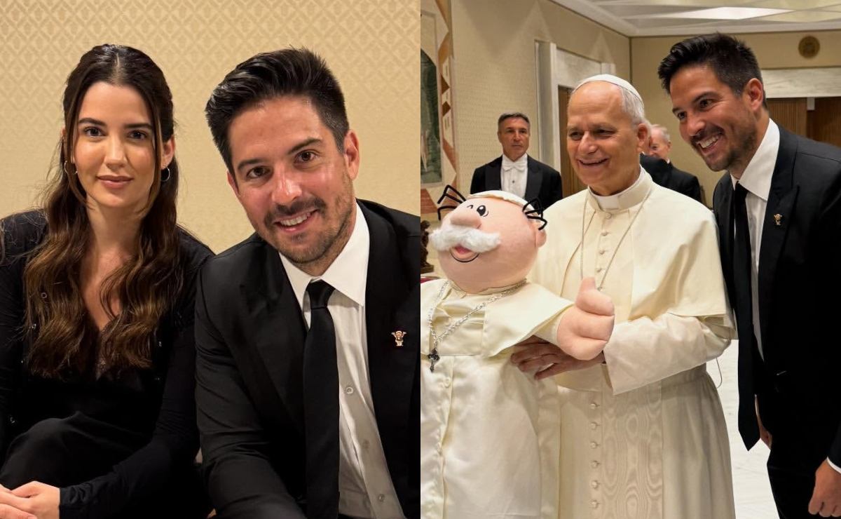 Así fue el encuentro de Lorena y Víctor González Herrera con el papa León XIV