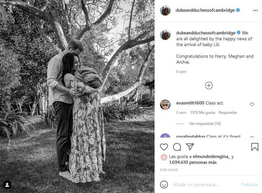 Lilibet Diana, hija de Meghan y Harry, ya aparece en la línea de sucesión al trono