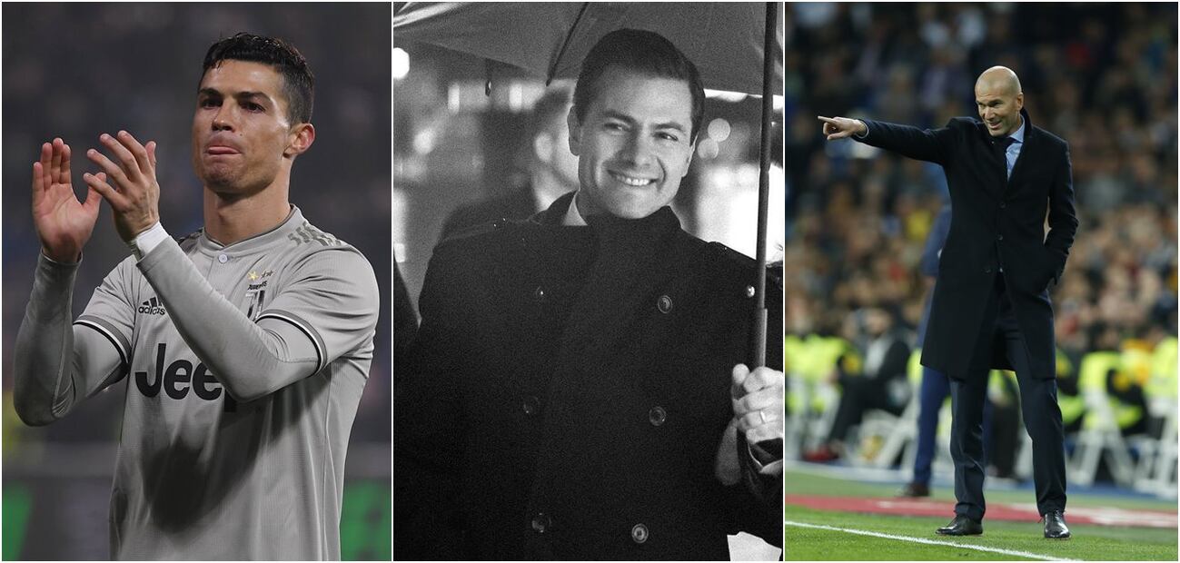 Cristiano Ronaldo y Zinedine Zidane, los nuevos vecinos de Enrique Peña Nieto