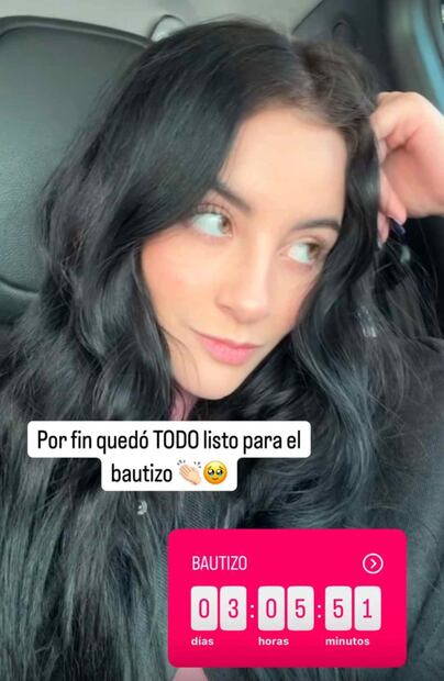 Paola Dalay compartió la fecha del bautizo de Tessa / Foto: Captura
