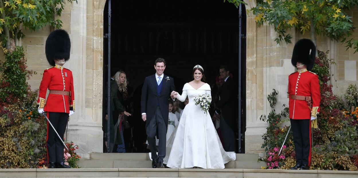 El vestido de boda de la princesa Eugenia se exhibirá en el castillo de Windsor