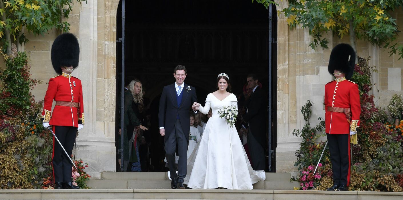 El vestido de boda de la princesa Eugenia se exhibirá en el castillo de Windsor
