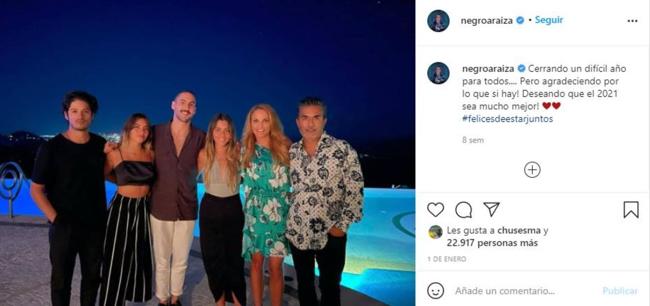 Raúl Araiza y María Amelia Aguilar celebran su primer aniversario