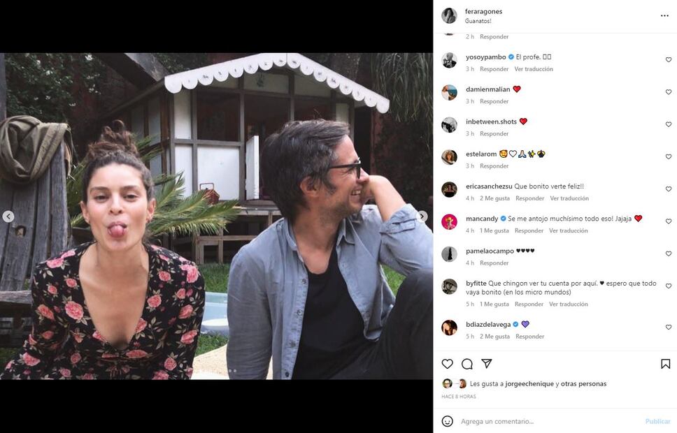 Fer Aragonés felicita a Gael García de la manera más tierna: "El día en que tú naciste, nacieron todas las cumbias"