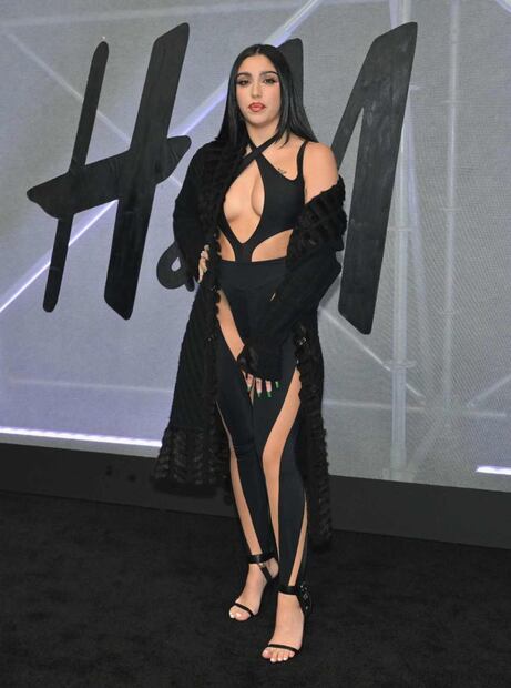 Lourdes León, hija de Madonna, en un atrevido mono cut out de Thierry Mugler