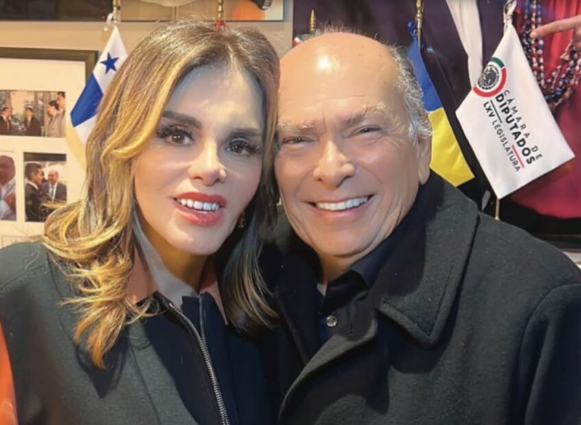 Lucía Méndez y Antonio Pérez Garibay / Foto: Instagram