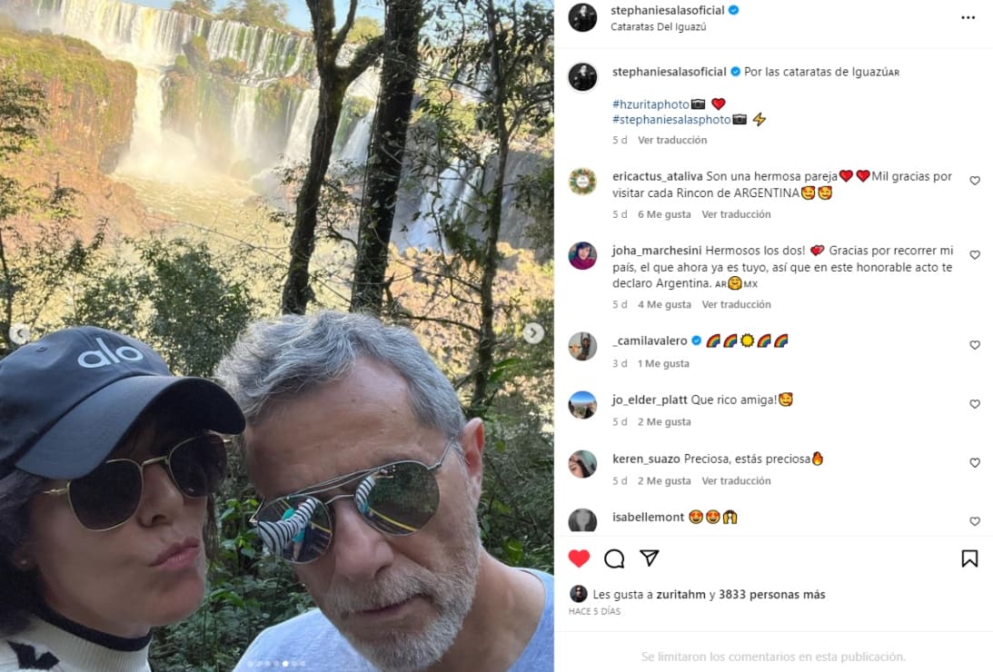 Humberto Zurita y Stephanie Salas son novios desde septiembre del año pasado / Instagram