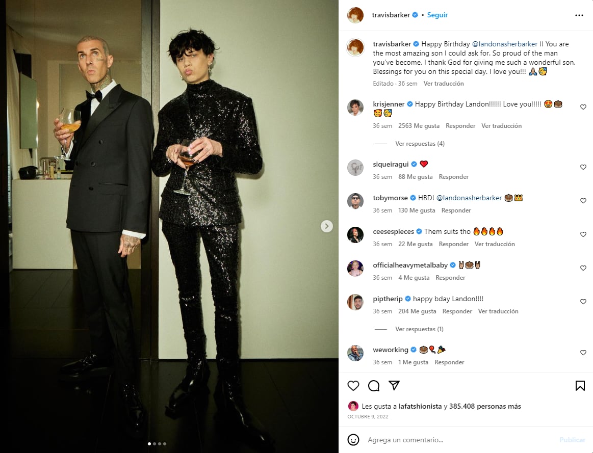 Landon Asher Barker nació el 9 de octubre de 2003 / Instagram