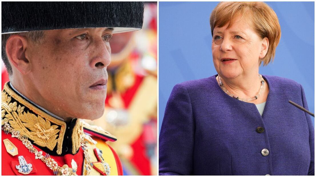 Escándalo del rey de Tailandia llega a la casa de Angela Merkel