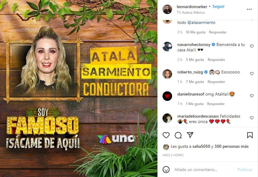Atala Sarmiento regresa a TV Azteca como conductora