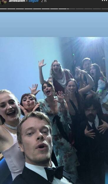 La selfie más compartida en la noche de los Emmy 2019 es del elenco de Game of Thrones
