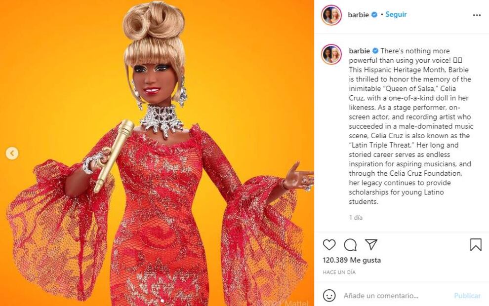 La Barbie de Celia Cruz, de las más esperadas en el mercado