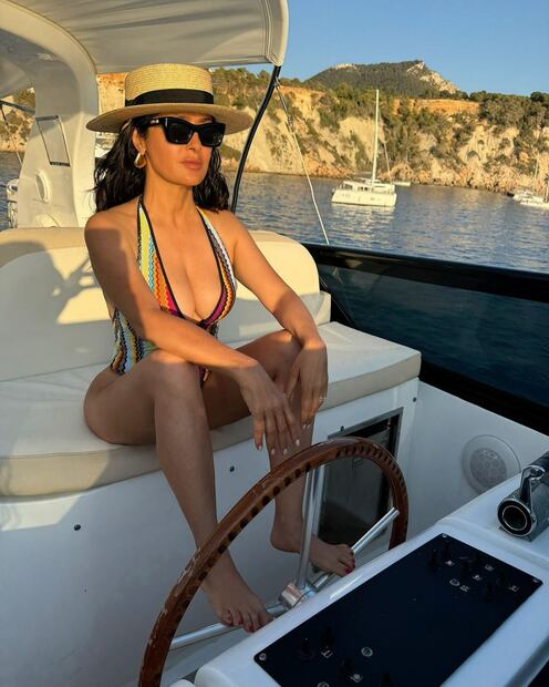 Salma Hayek se mostró al natural en su cumpleaños 58 / Foto: Instagram