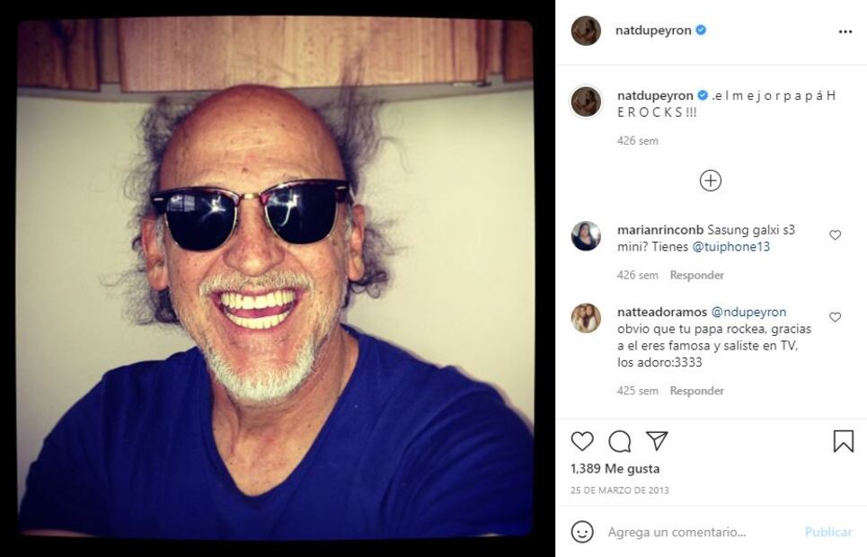 Natasha Dupeyron habla de la enfermedad de su papá Humberto Dupeyron