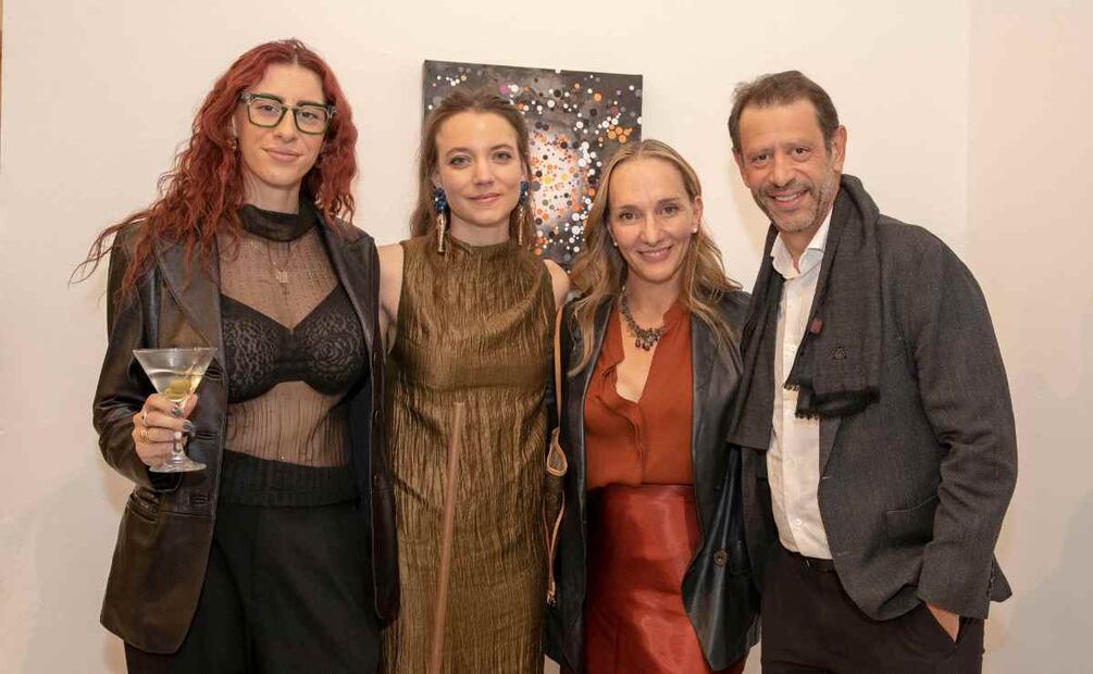 Romina Beltrán, Laura Cortés, Cristina Toussaint y Armando Beltrán / Foto: Edgar Silva para Clase